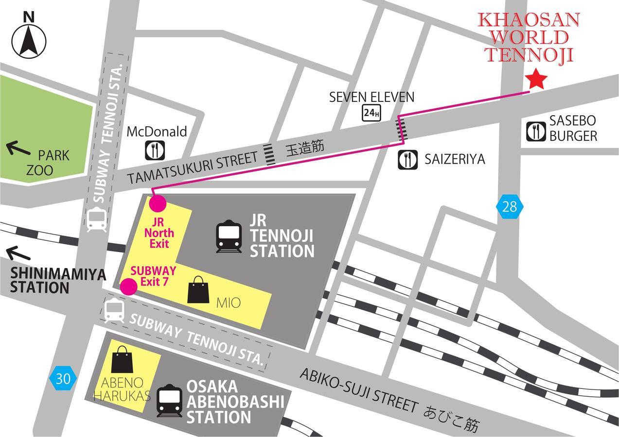 Khaosan World Tennoji Ōsaka Eksteriør bilde